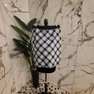 Blue and White Skirt